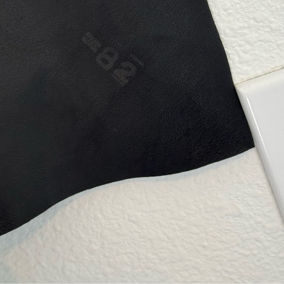 Lafayette 148 New York Leather Wool Jacket Open Waterfall Black 8 - Picture 11 of 14